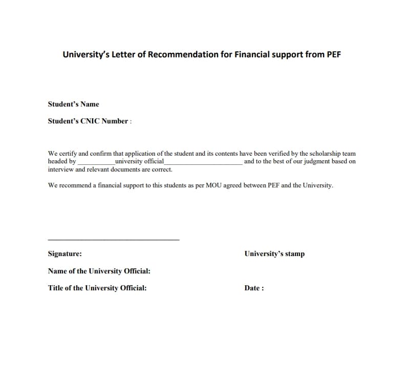 Character Certificate Format